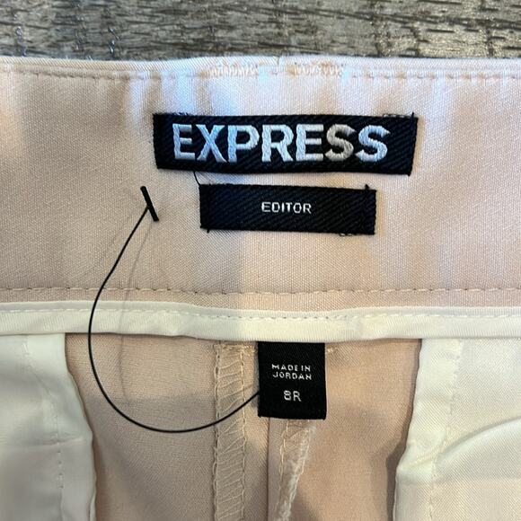 Express Editor Light Pink Ankle Mid-Rise Pant Size 8R - Picture 7 of 8